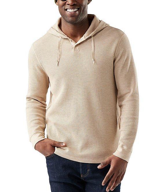 SmartWool Waffle Long Sleeve Henley Hoodie Product Image