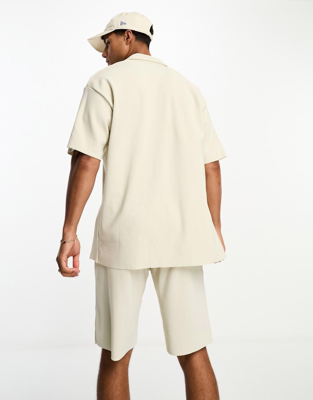 Jack & Jones Originals plisse shirt Product Image