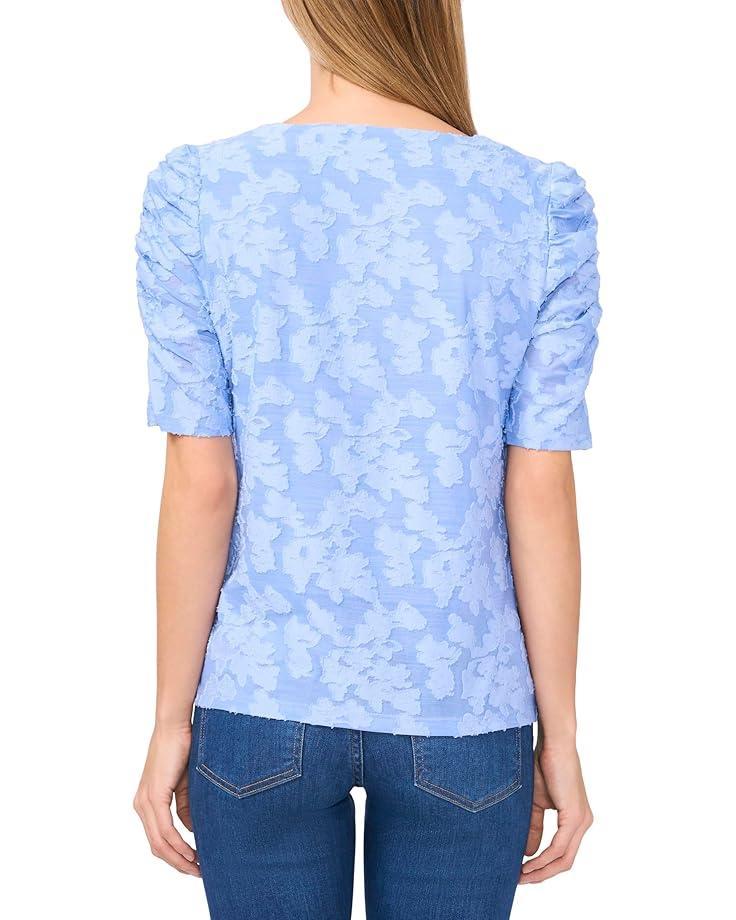 Knit Scoop Neck Short Sleeve Top Product Image
