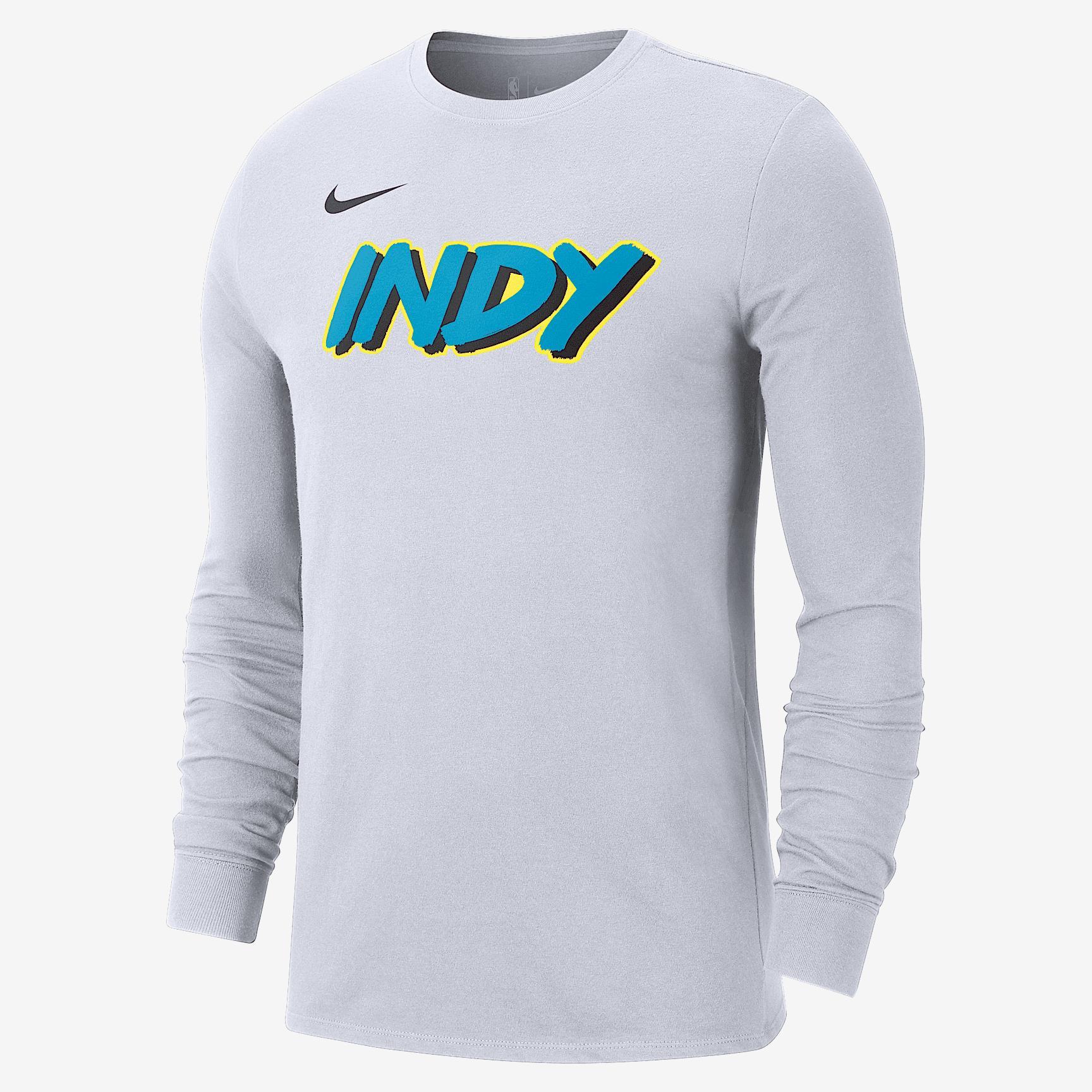 Indiana Pacers Essential City Edition Men's Nike NBA Long-Sleeve T-Shirt Product Image