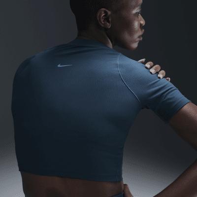 Nike Zenvy Rib Women's Dri-FIT Short-Sleeve Top Product Image