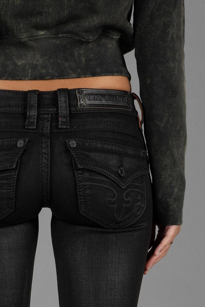 Gwen Super Low-Rise Bootcut Jeans Product Image