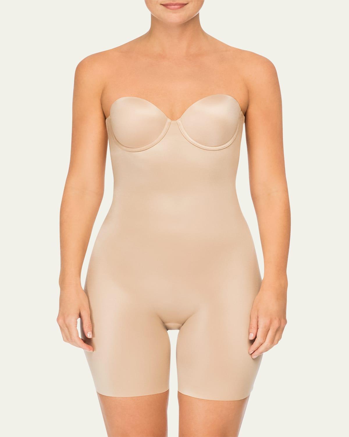 Spanx Suit Your Fancy Strapless Convertible Underwire Mid-Thigh Bodysuit Product Image