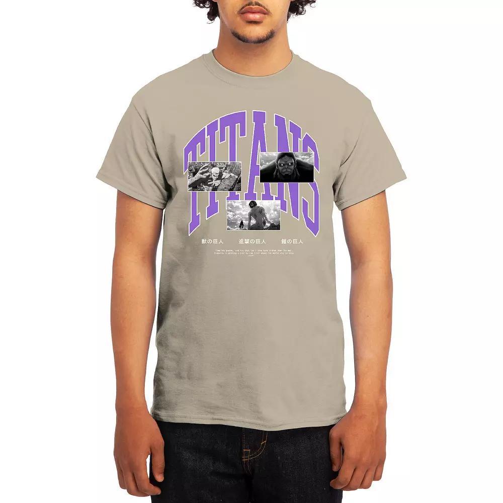 Men's Attack on Titan Athletic Graphic Tee, Size: XL, Black Product Image