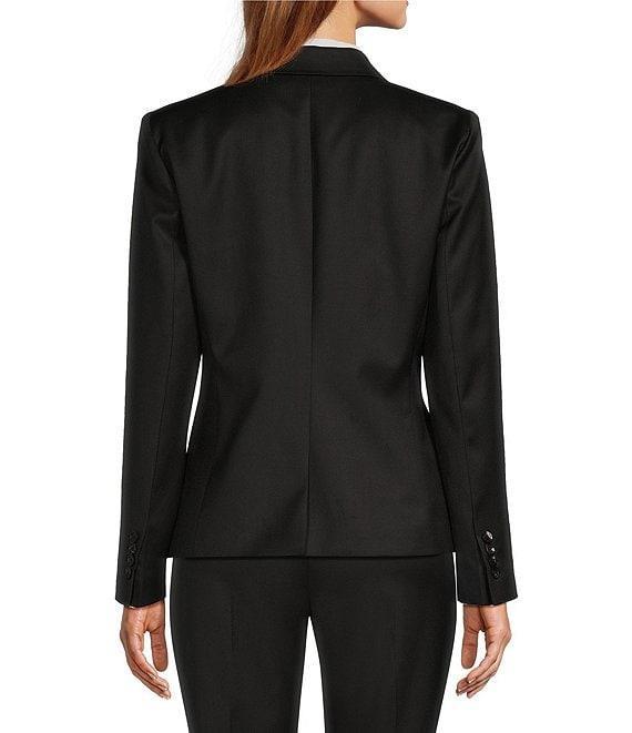 Antonio Melani Luxe Wool Loro Piana® Notch Collar Button Front Coordinating Blazer Product Image