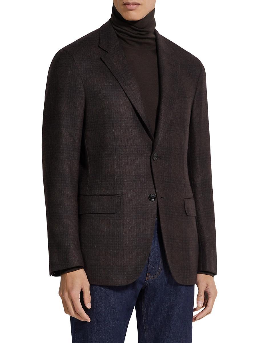 Mens Silk and Cashmere Jacket Product Image