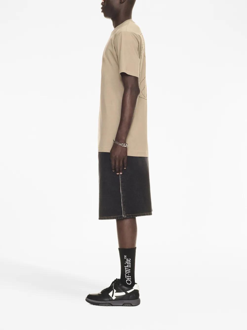 Off Stitch cotton T-shirt Product Image