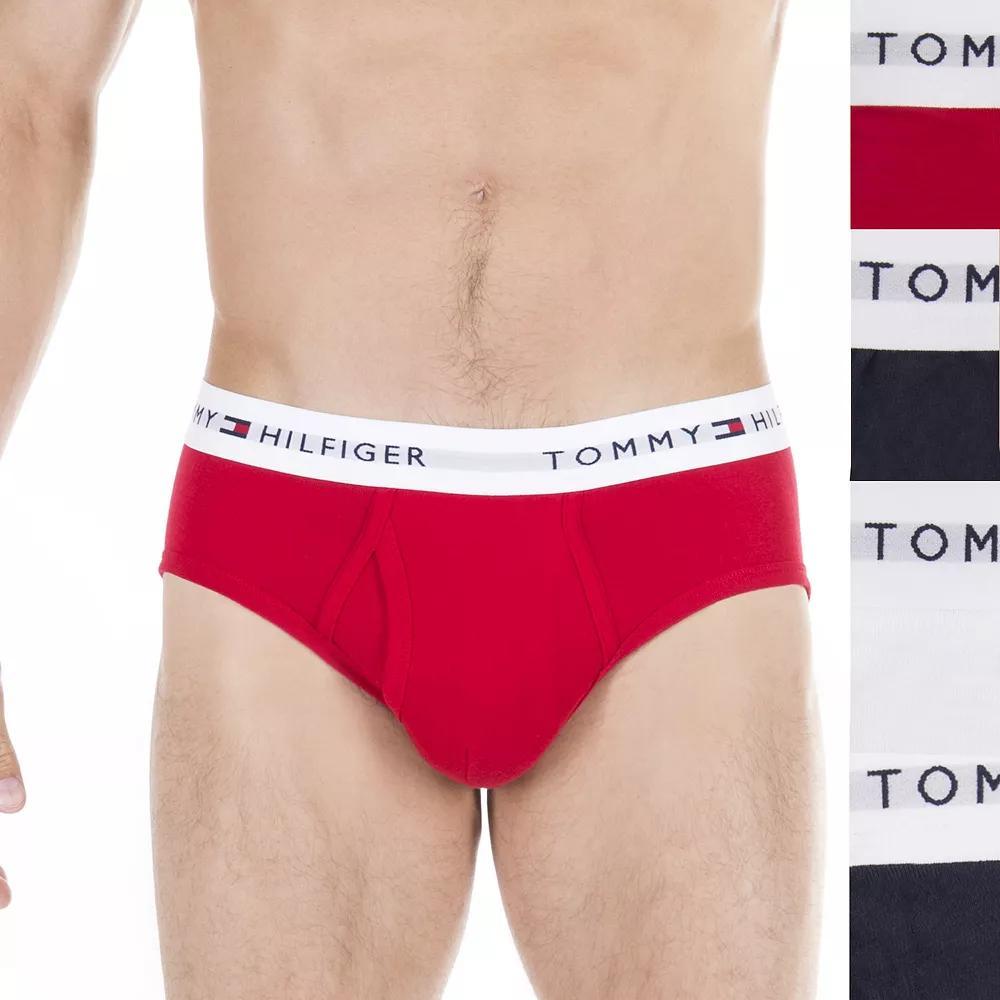 Men's Tommy Hilfiger 4-pack Cotton Classic Briefs, Size: XXL, Brown Product Image