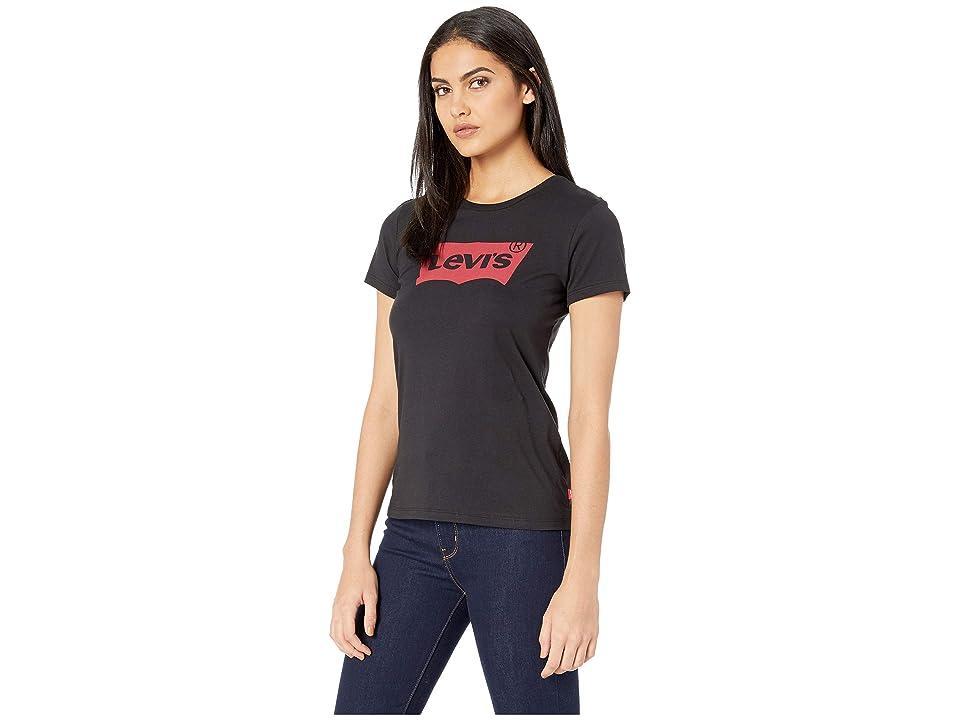 Women's Levi's® Logo Perfect Tee, Size: XS, Housemark Smokestack Product Image