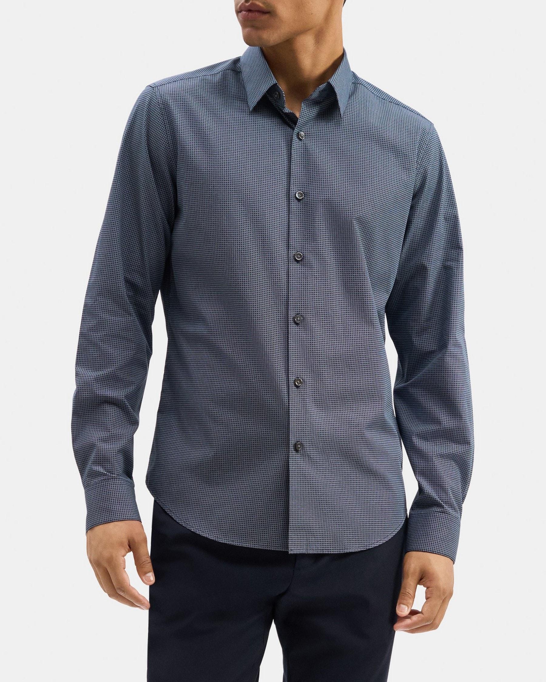 Tailored Shirt in Printed Cotton Product Image