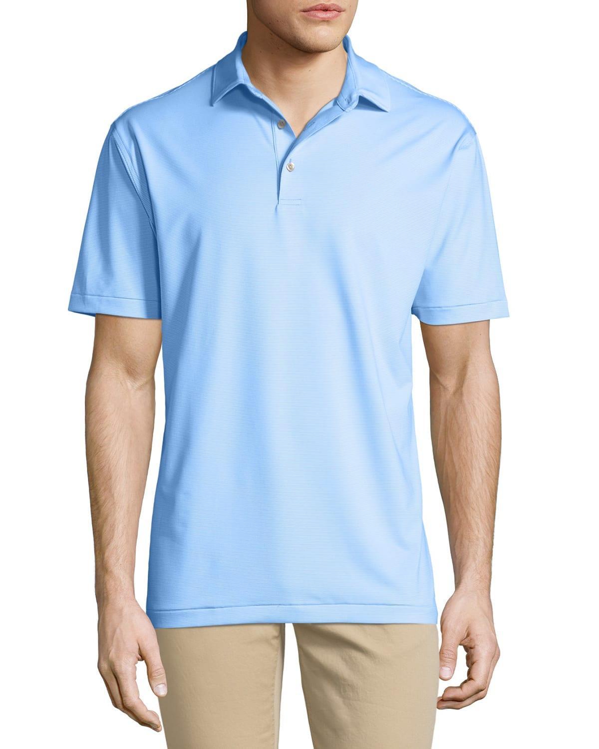 Mens Jubilee Stripe Stretch-Jersey Polo Shirt Product Image
