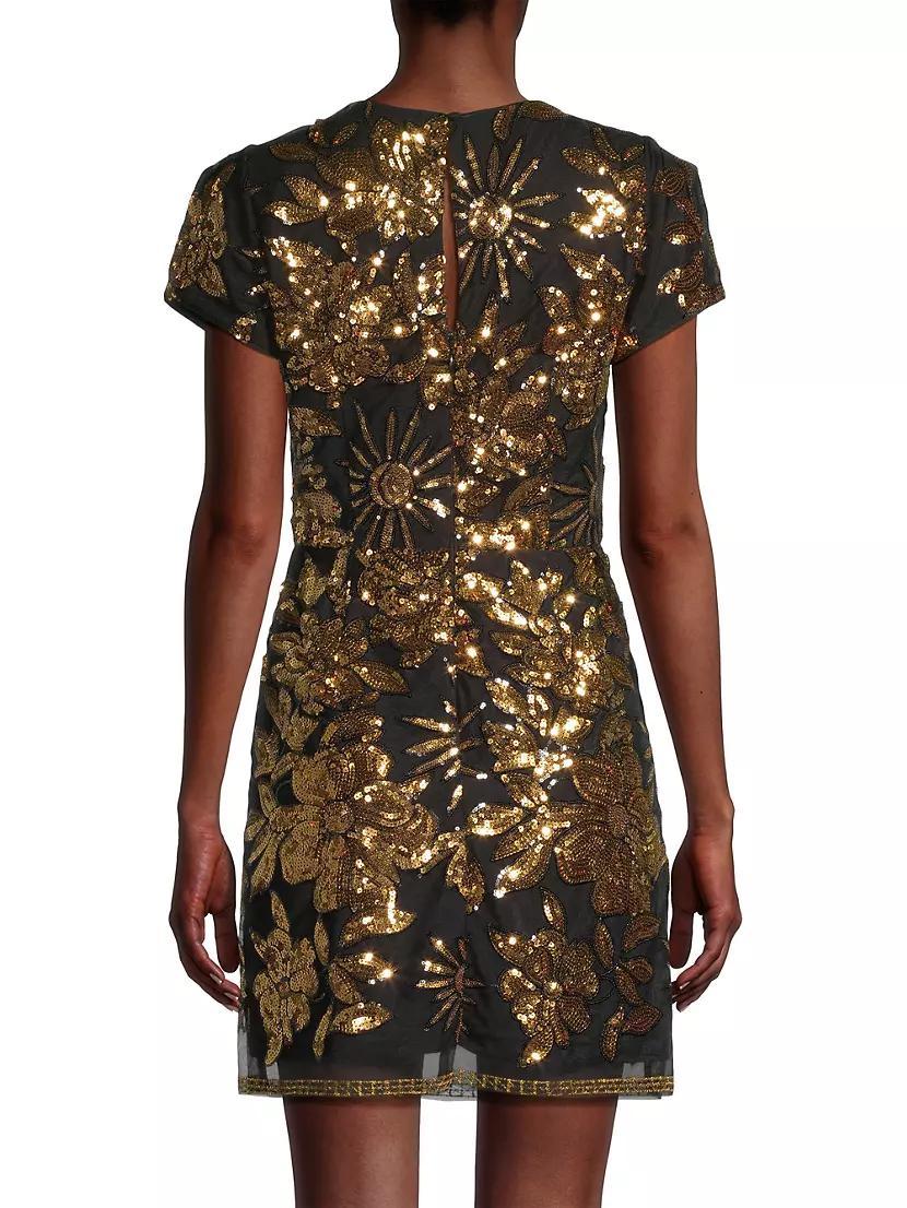 Kyla Sequined Minidress Product Image
