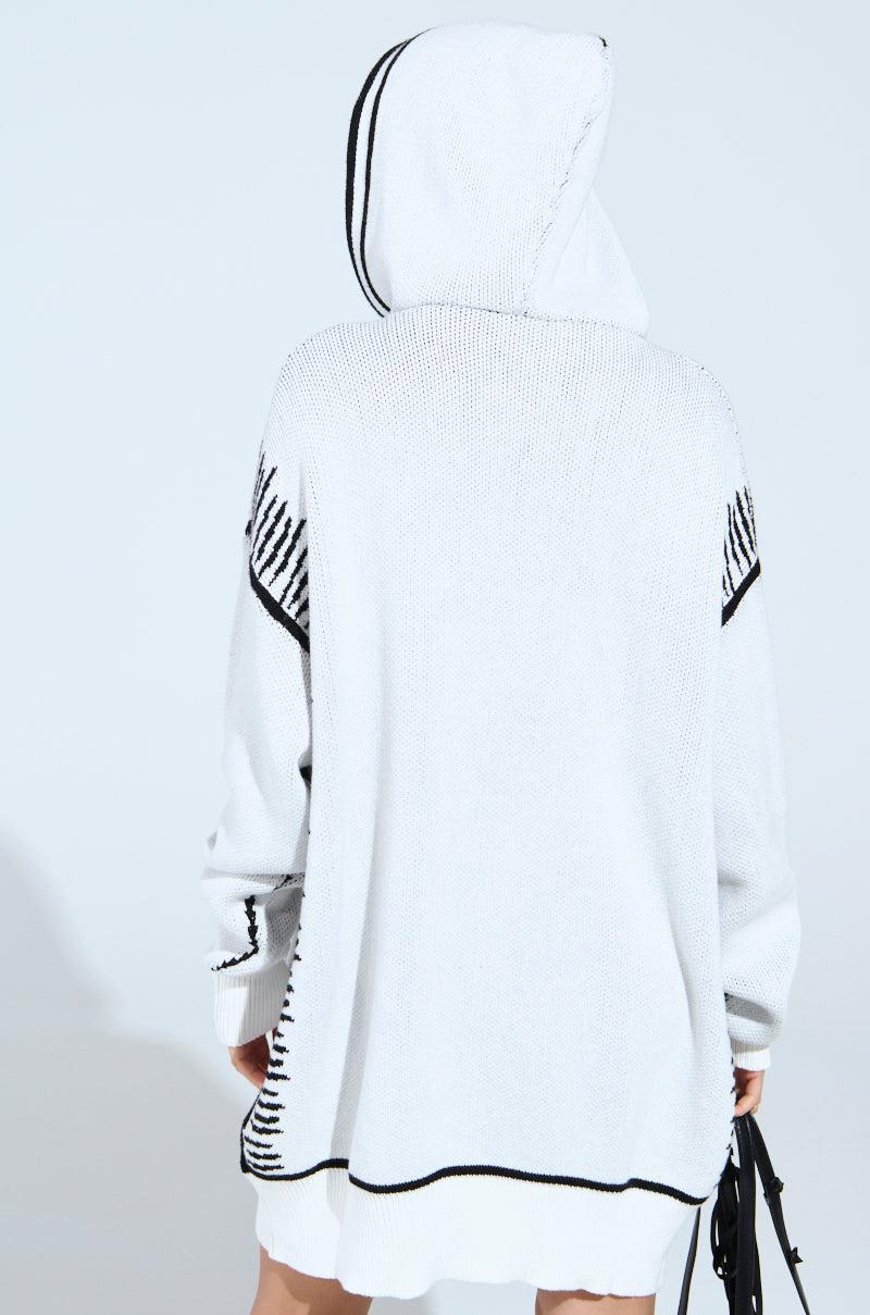 SKETCH IT KNIT SWEATSHIRT DRESS Product Image
