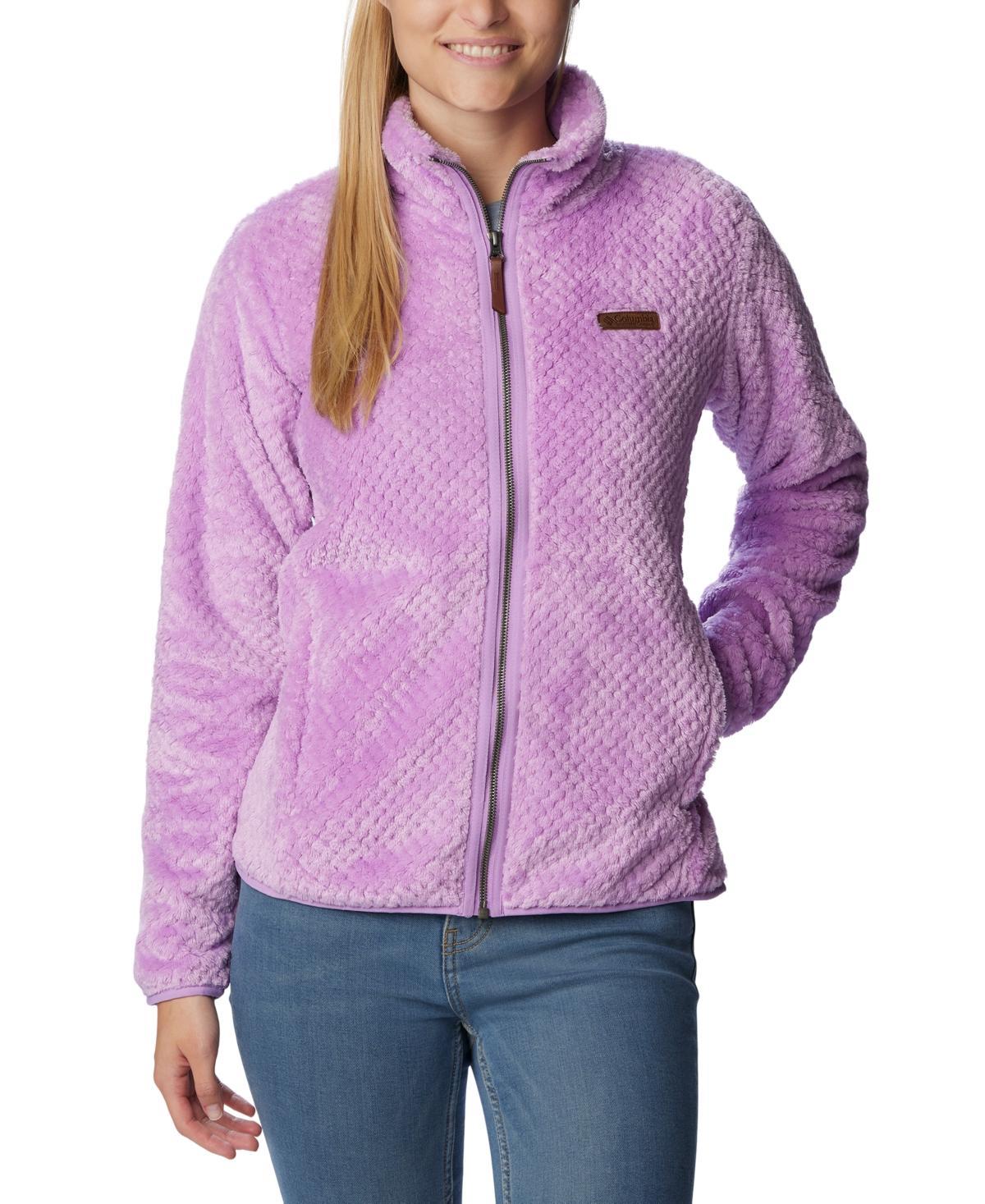Women's Columbia Fireside Sherpa Fleece Jacket, Size: XXL, Chalk Product Image