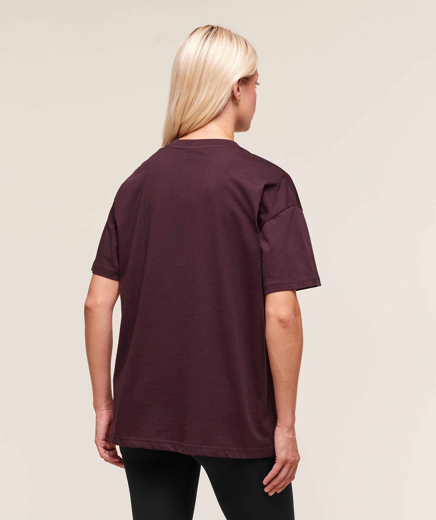 Gymshark Training Oversized T-Shirt - Cherry Purple Female Product Image