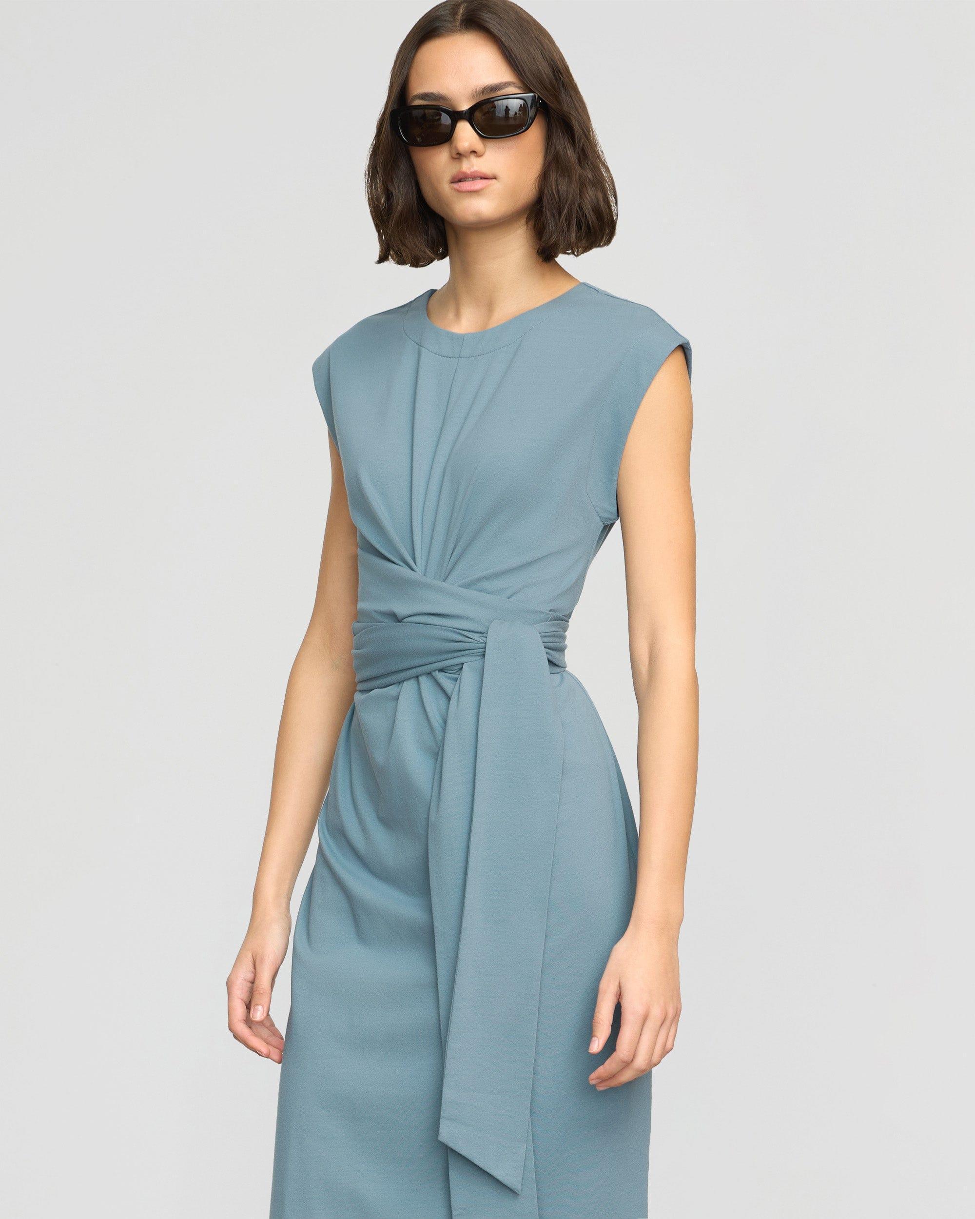 Fei Tie-Front Organic Cotton Dress Product Image