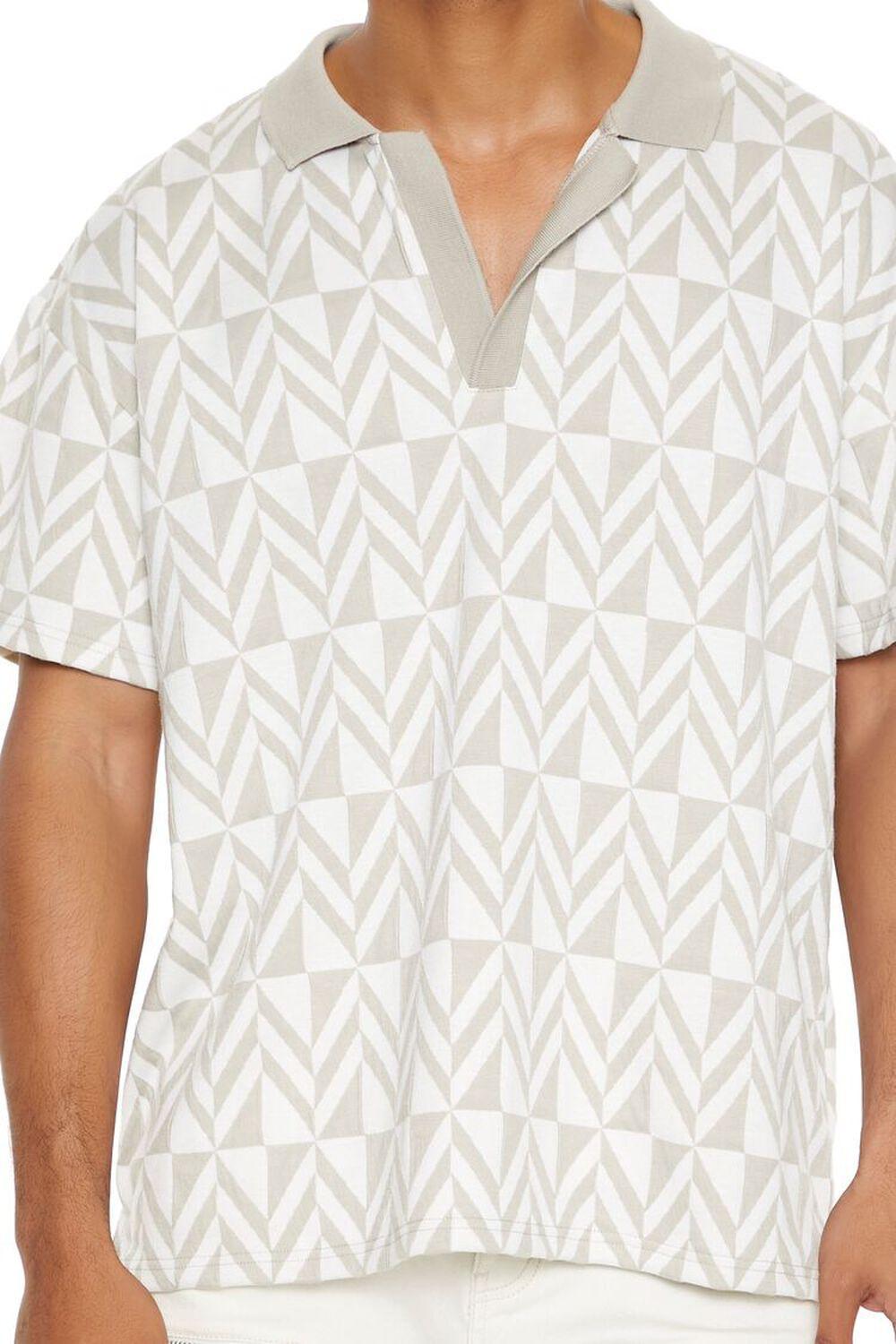 Geo Print Polo Shirt | Forever 21 Product Image