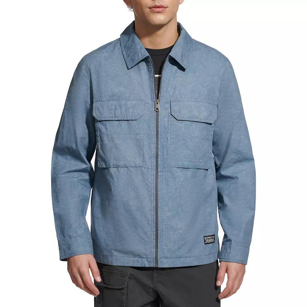 Men's Levi's® Lightweight Cotton Shacket, Size: XXL, Blue Print Product Image