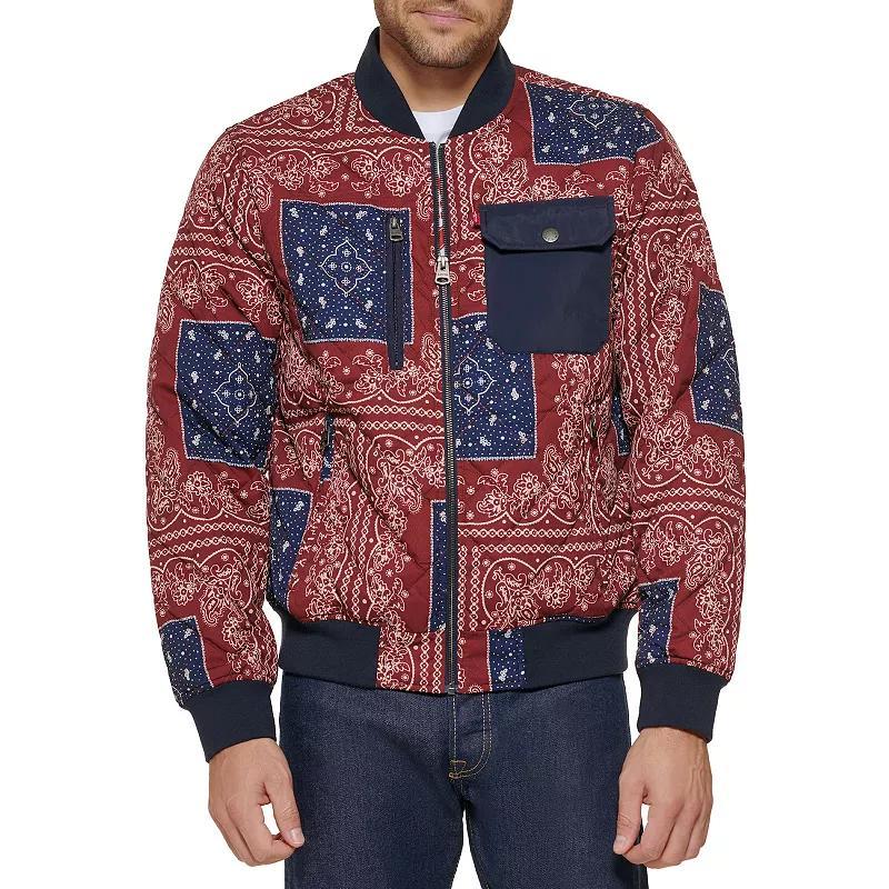 Men's Levi's® Diamond Quilted Jacket, Size: XL, Bandana Print Product Image