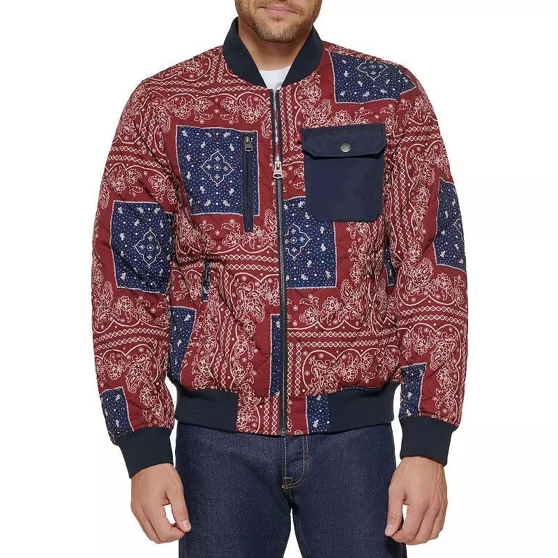 Men's Levi's® Diamond Quilted Jacket, Size: XL, Bandana Print Product Image