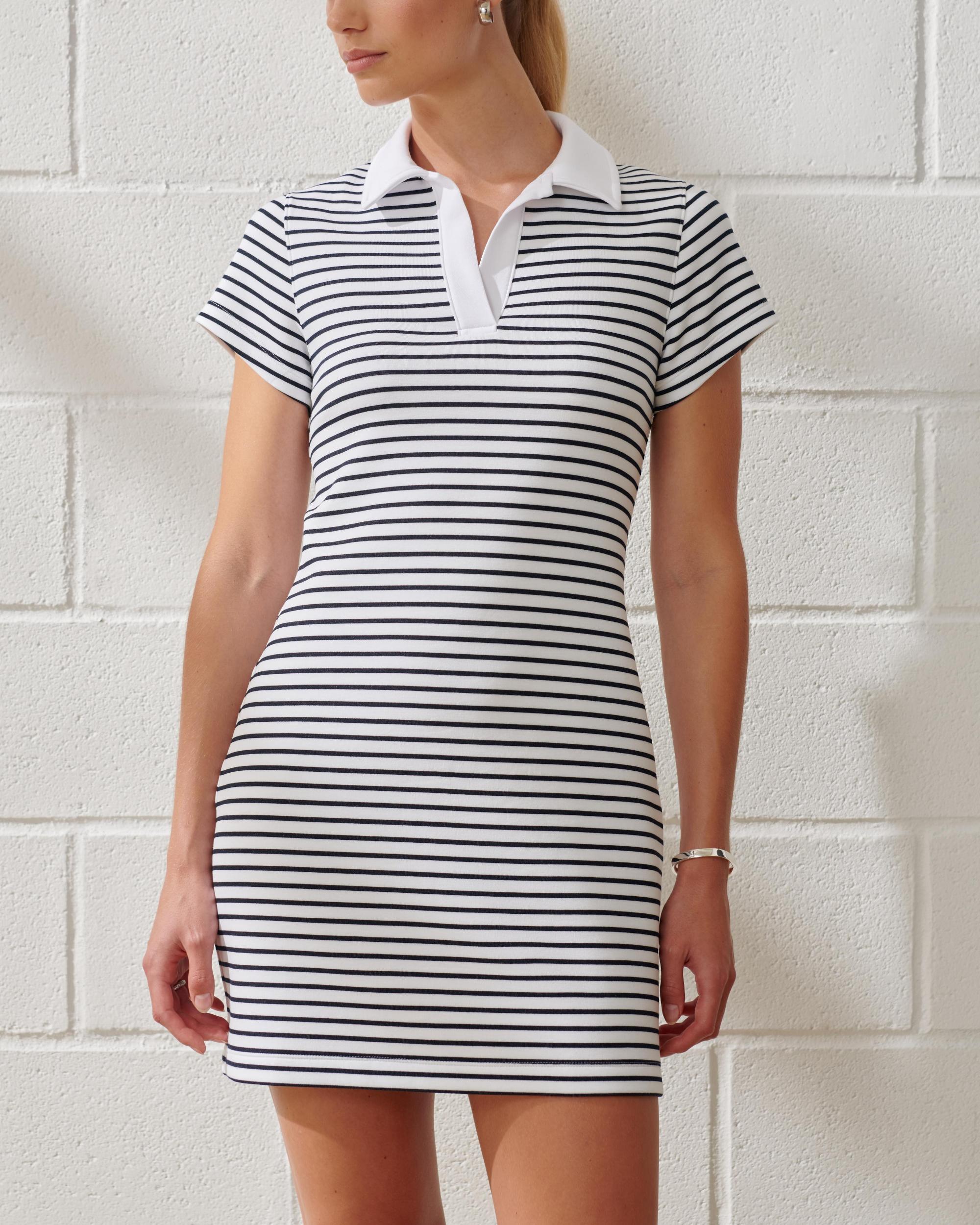 YPB neoKNIT Unlined Polo Mini Dress Product Image