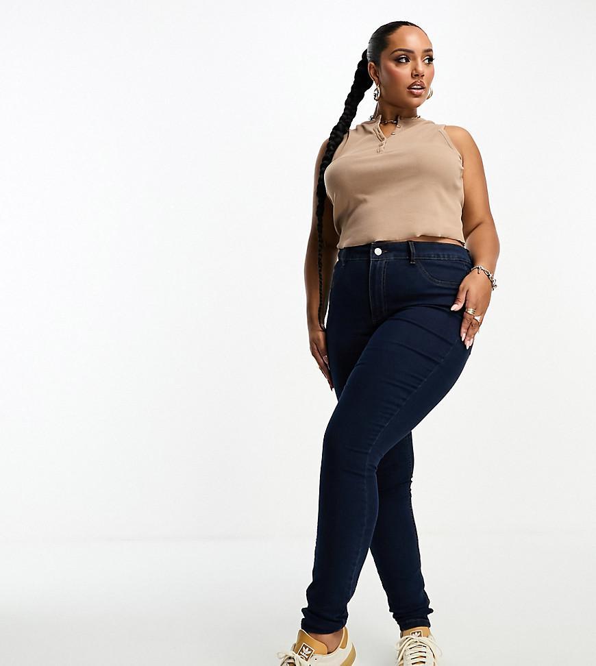 Vila Curve high waisted jean leggings Product Image
