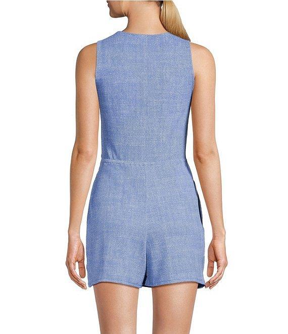 Tommy Bahama Isle Cays Wrap Romper Swim Cover-Up Product Image