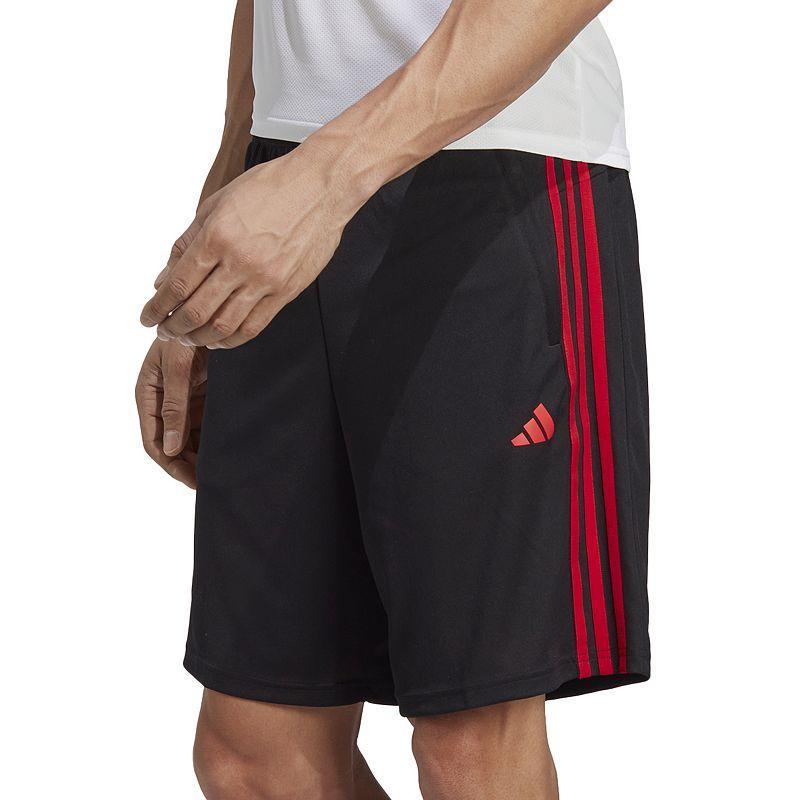 Big & Tall adidas Train Essentials Piqu 3-Stripes Training Shorts, Mens Product Image