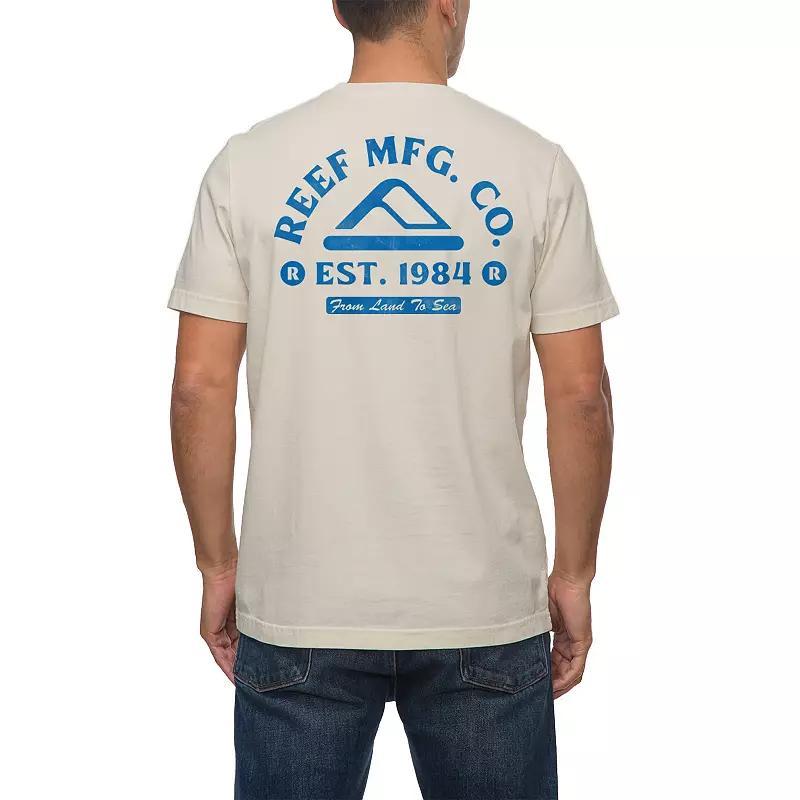 Mens REEF Island Song Graphic Tee Grey Gray Product Image