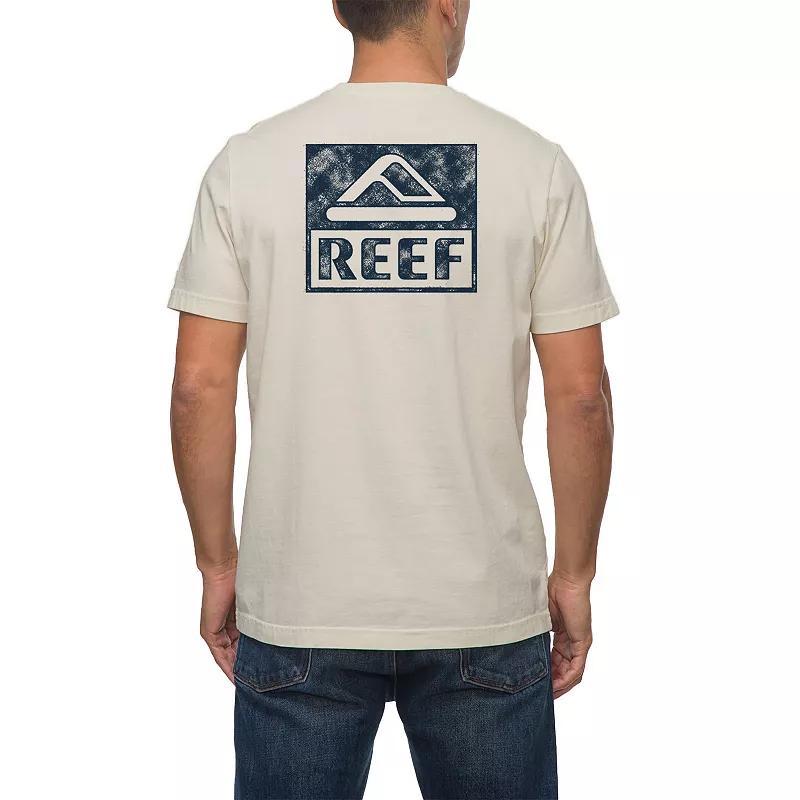Mens REEF Wellie Too Graphic Tee Grey Gray Product Image