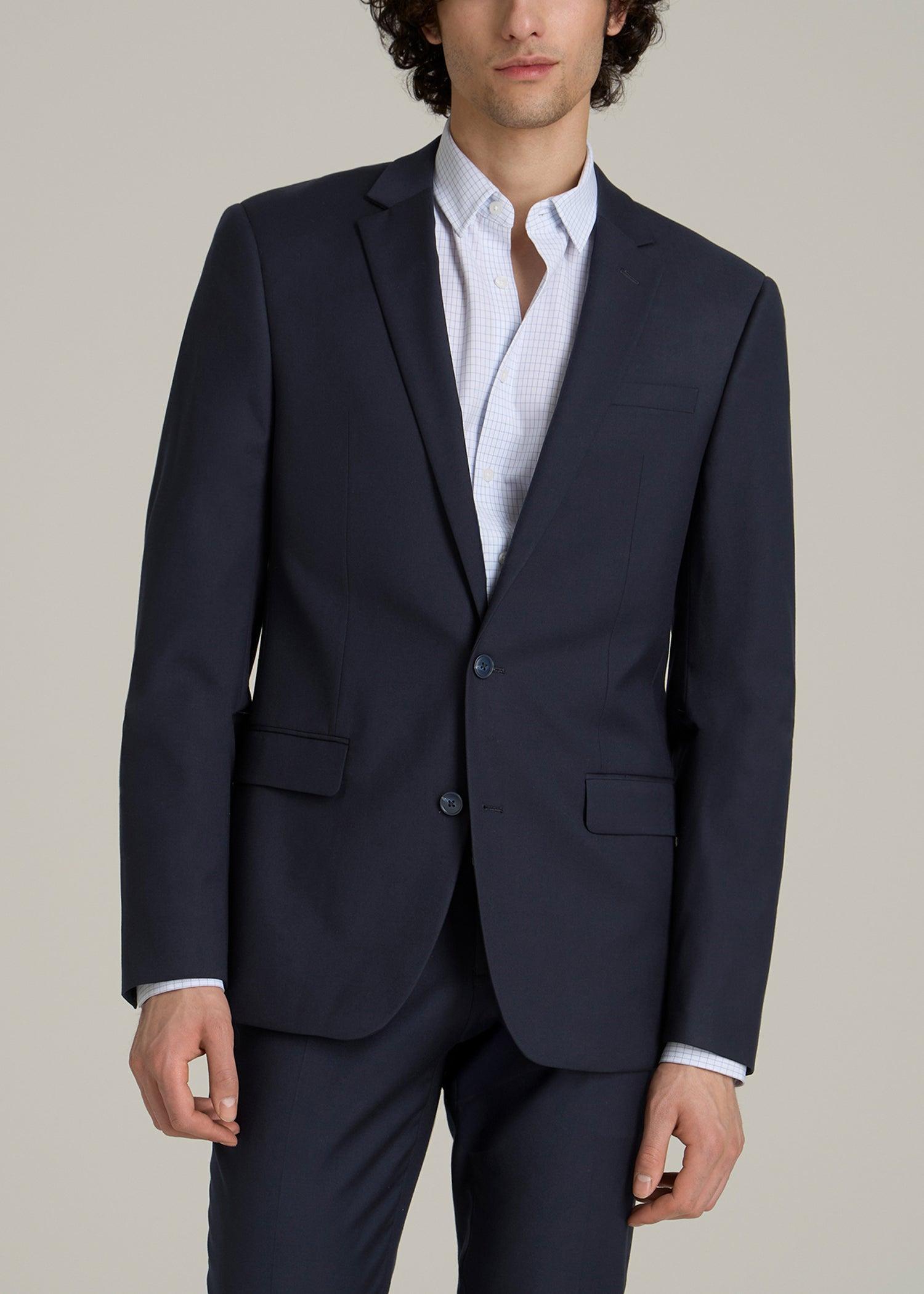 Suit Jacket for Tall Men in True Navy Product Image