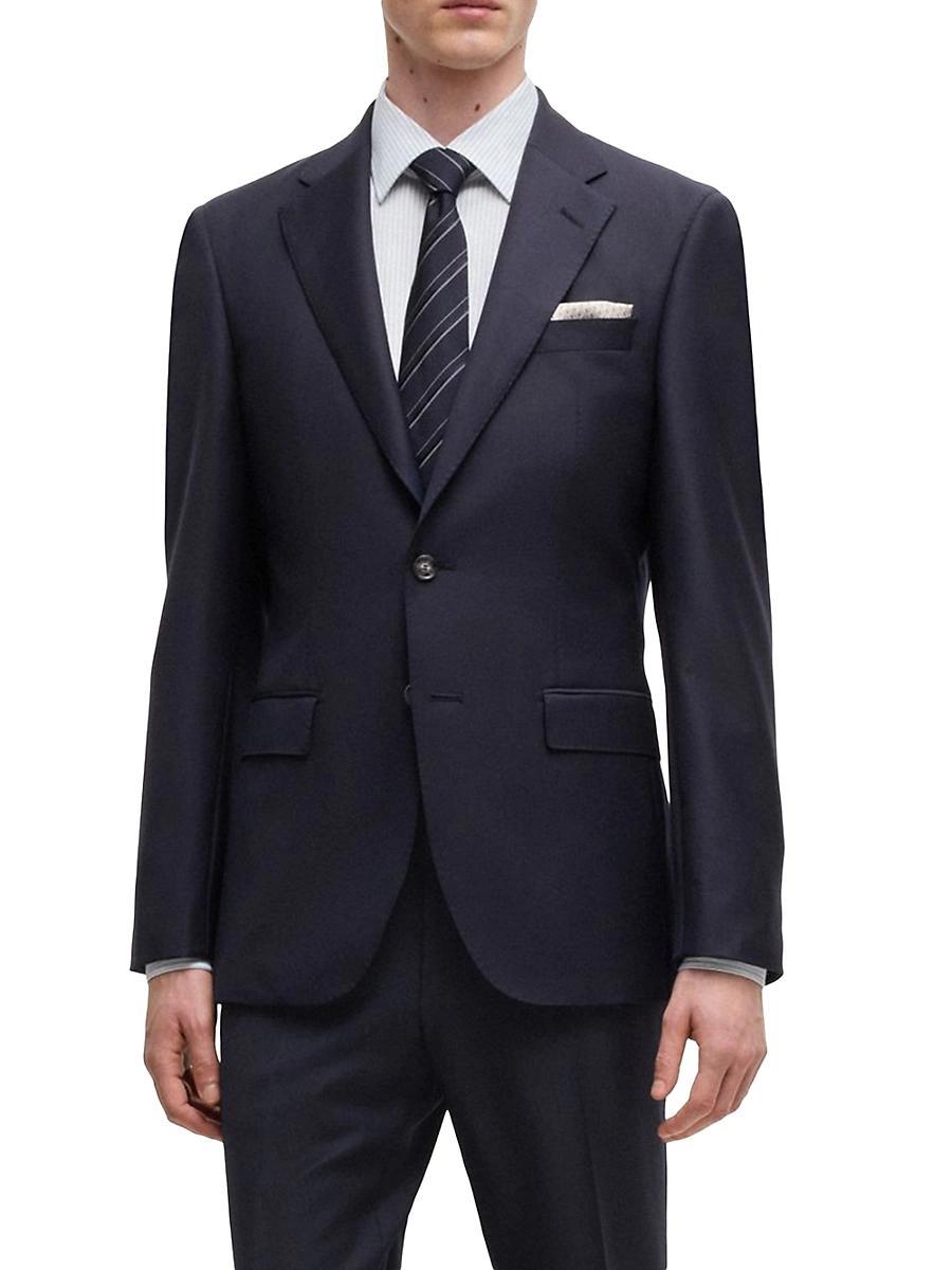 Mens Slim-Fit Jacket in Virgin Wool Product Image