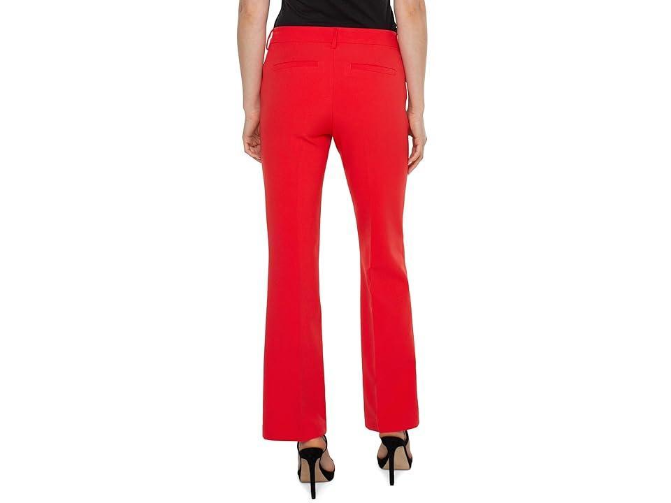 Liverpool Los Angeles Kelsey Flare Mid-Rise Trouser Luxe Stretch Suiting 31 (Lava Flow) Women's Casual Pants Product Image