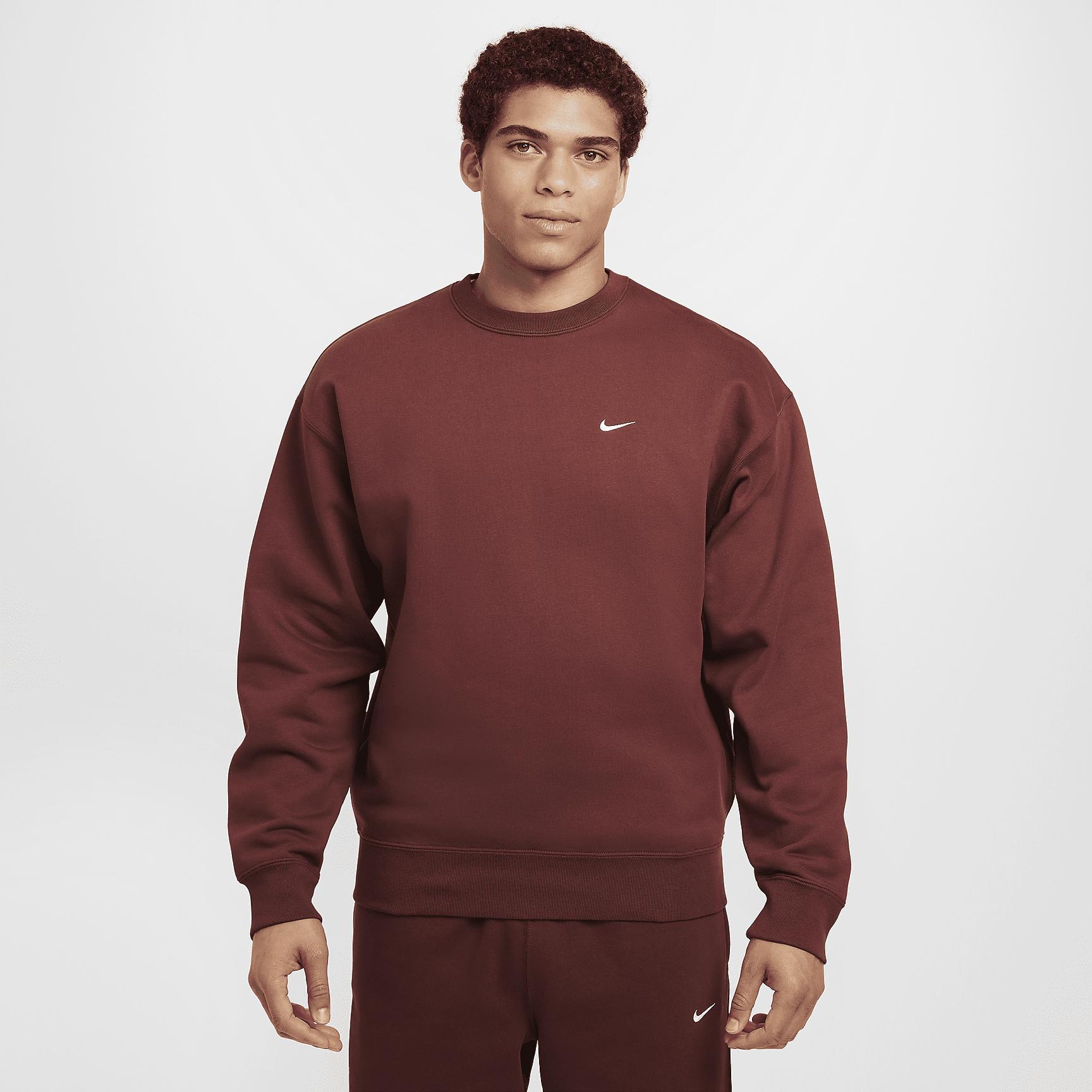 Nike Solo Swoosh Men's Fleece Crew Product Image