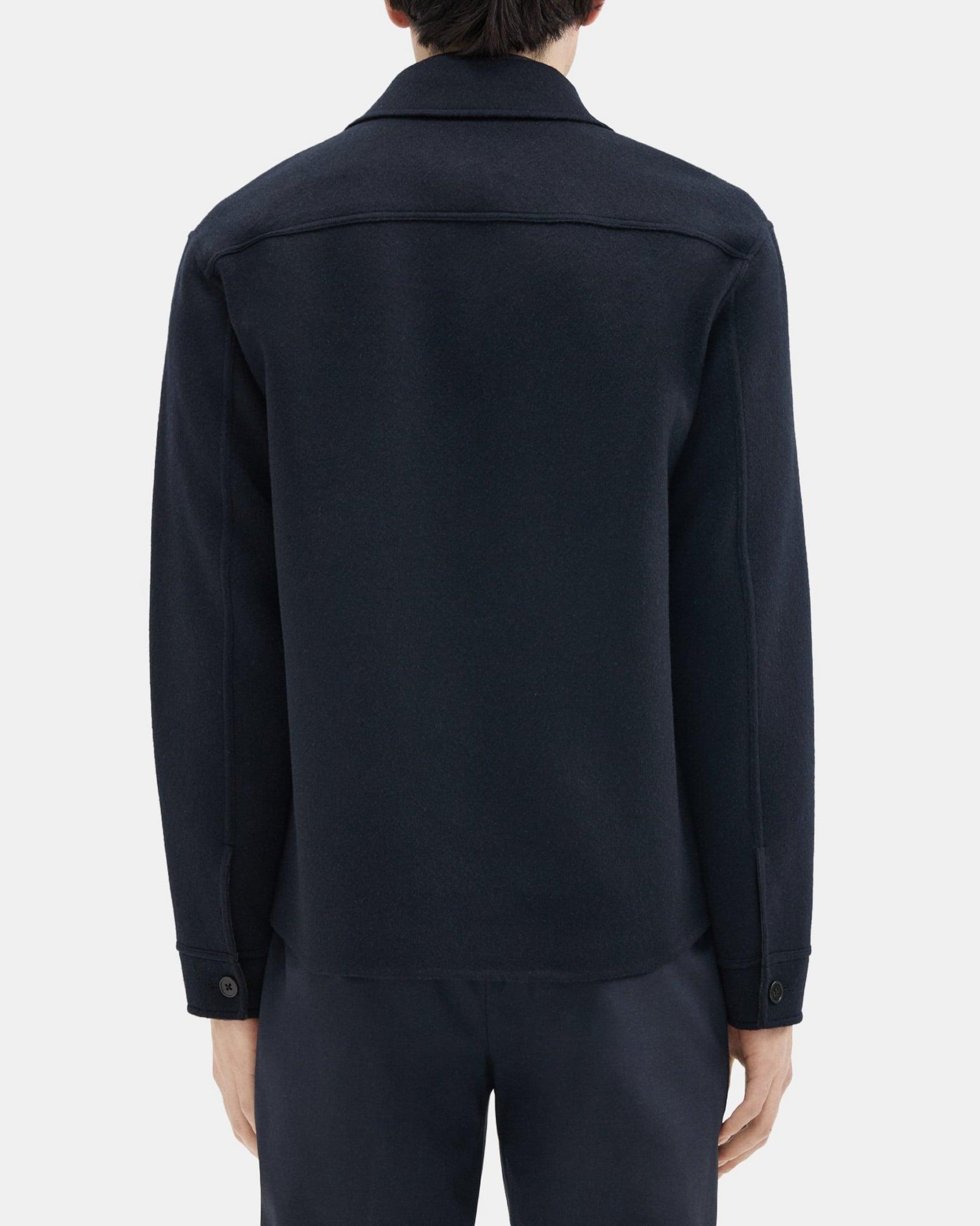 Shirt Jacket in Double-Face Wool-Cashmere Product Image