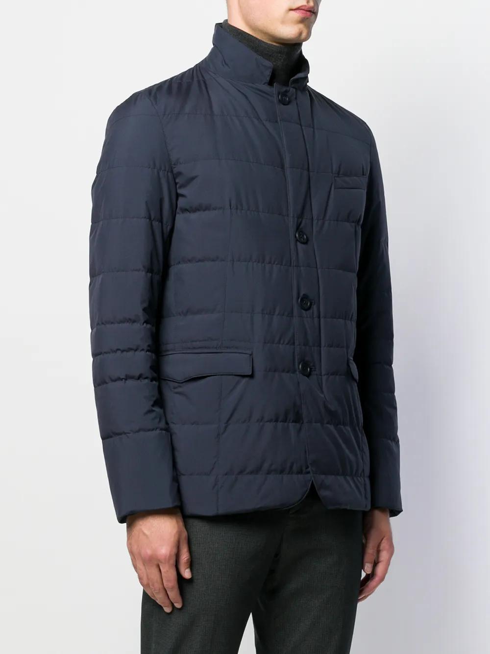 buttoned up padded jacket Product Image