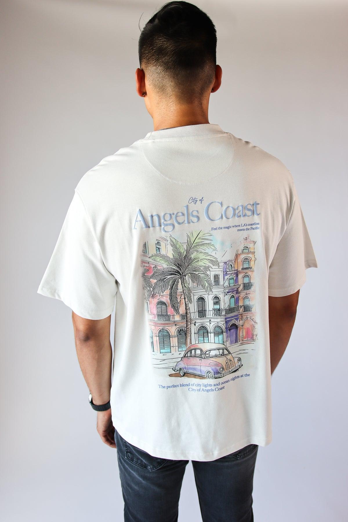 Angelino Beach Graphic T-Shirt Product Image