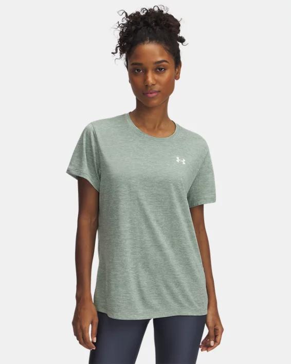 Women's Under Armour Tech™ Short Sleeve Tee, Size: XS, Super Pink Product Image