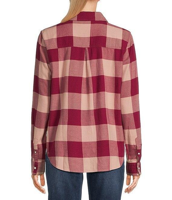 Flag and Anthem Long Sleeve Georgianna Plaid Woven Shirt Product Image
