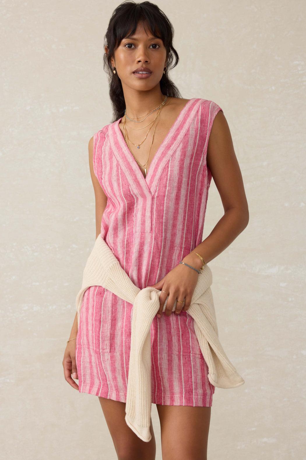 Azure Dress - GRANITA STRIPE Product Image