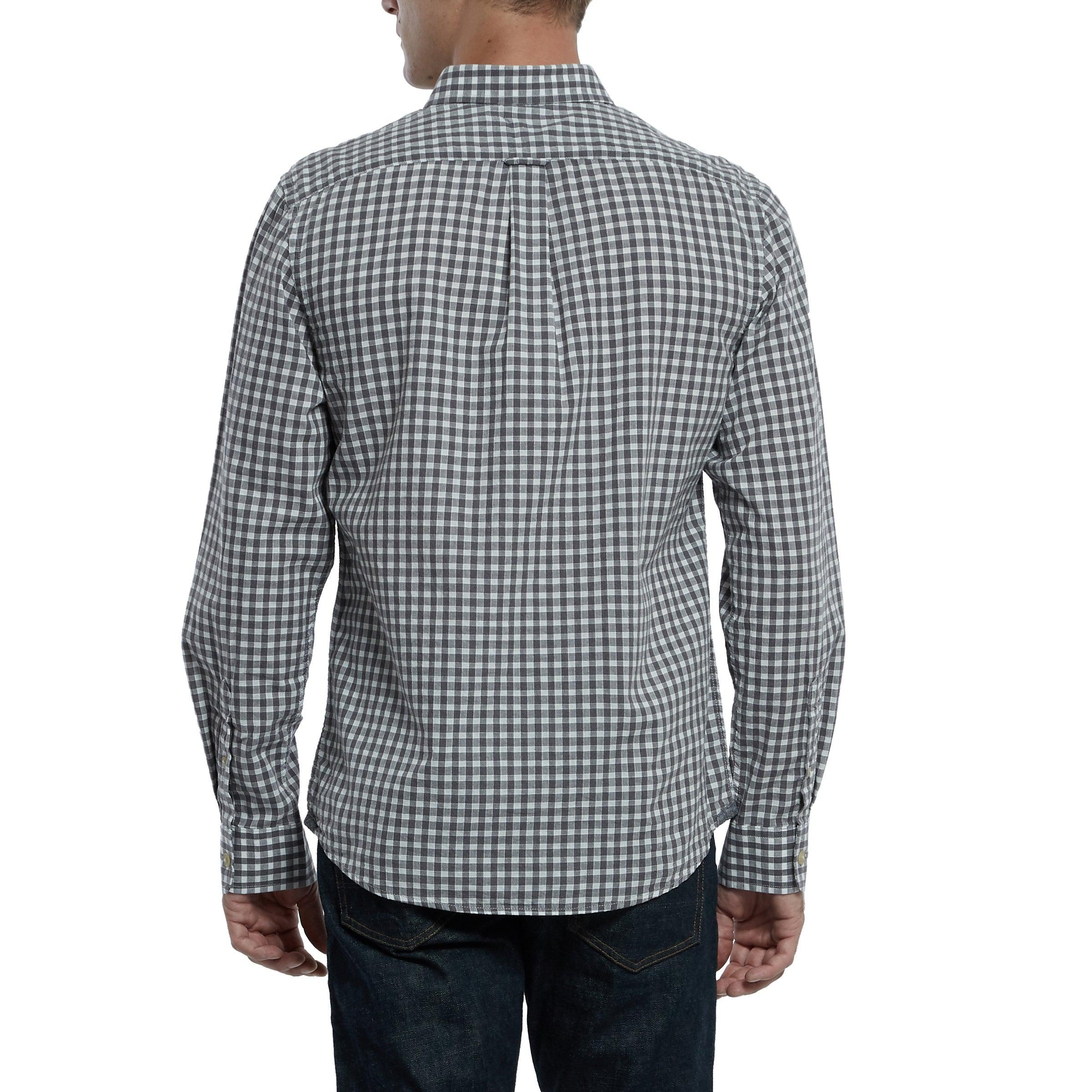Preston Gingham Shirt - Charcoal Gingham (Final Sale)* Product Image