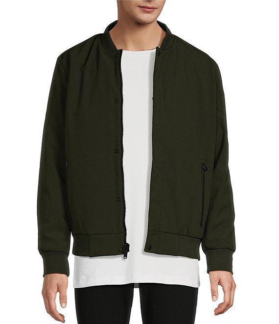 Michael Kors Long Sleeve Soft-Shell Bomber Jacket Product Image