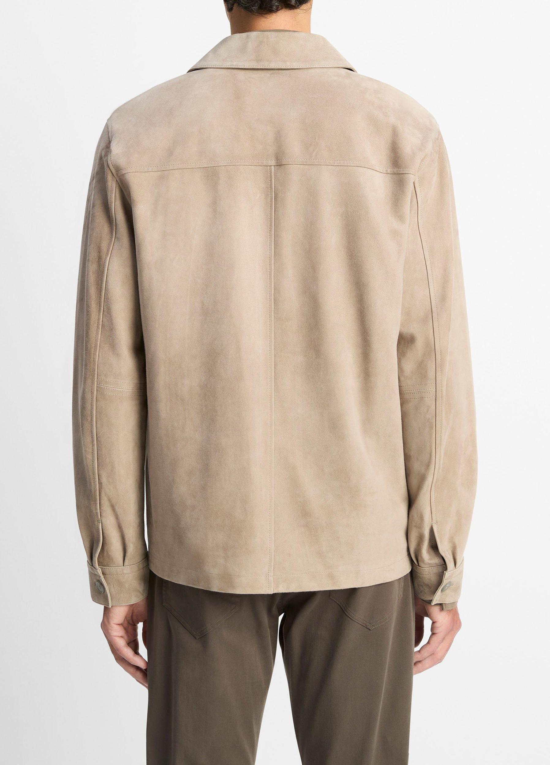 Heavy Sueded Cotton Shirt Jacket Product Image