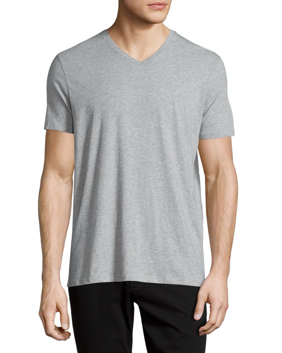 Mens Short-Sleeve V-Neck T-Shirt Product Image