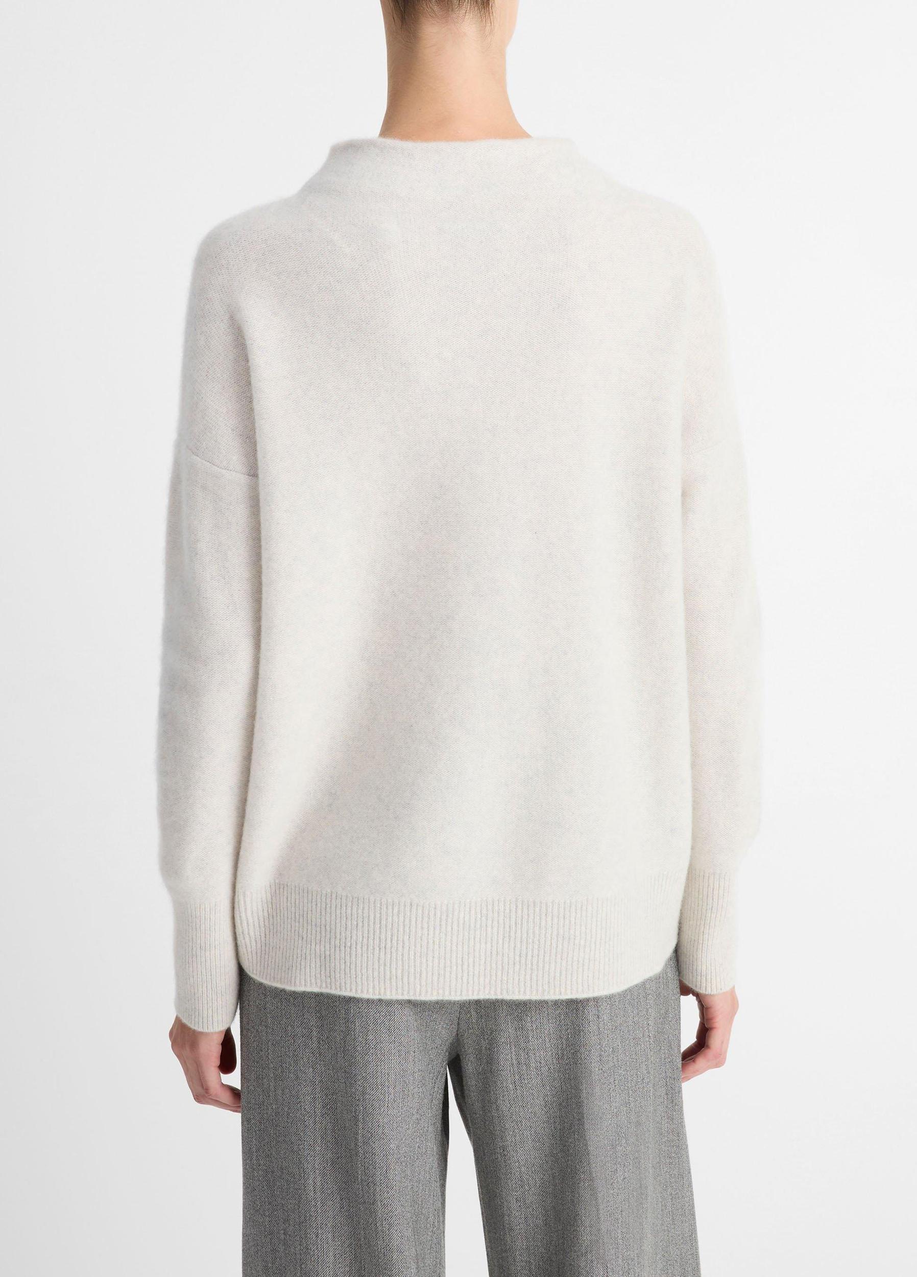 Plush Cashmere Funnel-Neck Sweater Product Image