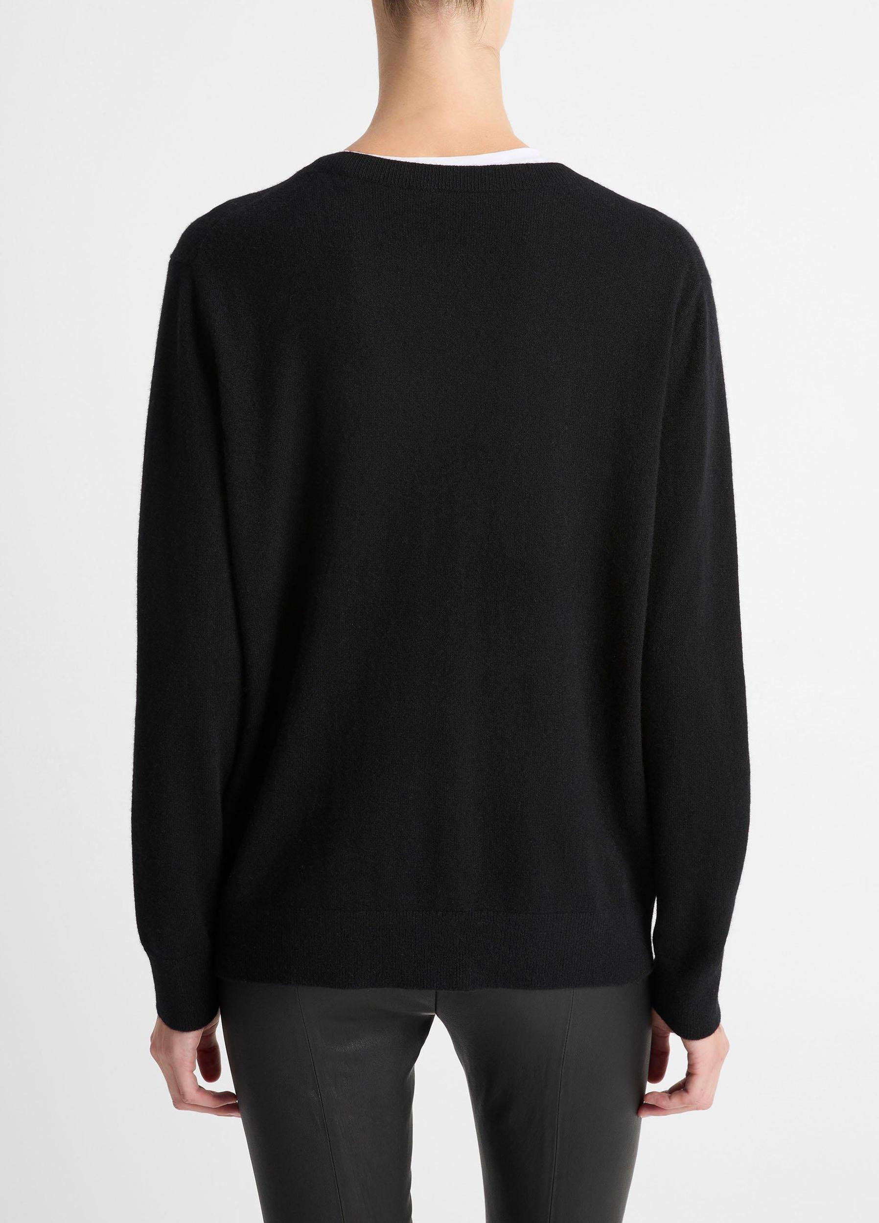 Womens Cashmere Weekend V-Neck Sweater, Camel, Size M Vince Product Image