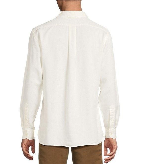 Cremieux Blue Label Garment Dyed Twill Long Sleeve Woven Shirt Product Image