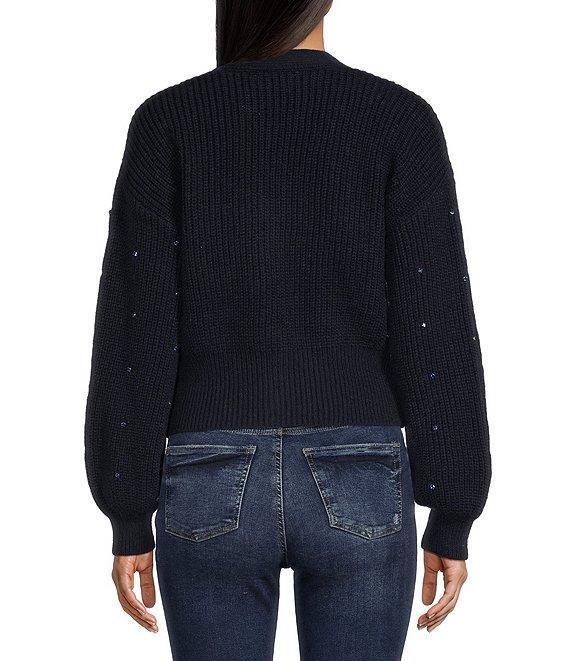 Sadie & Sage Jeweled Button Cardigan Product Image