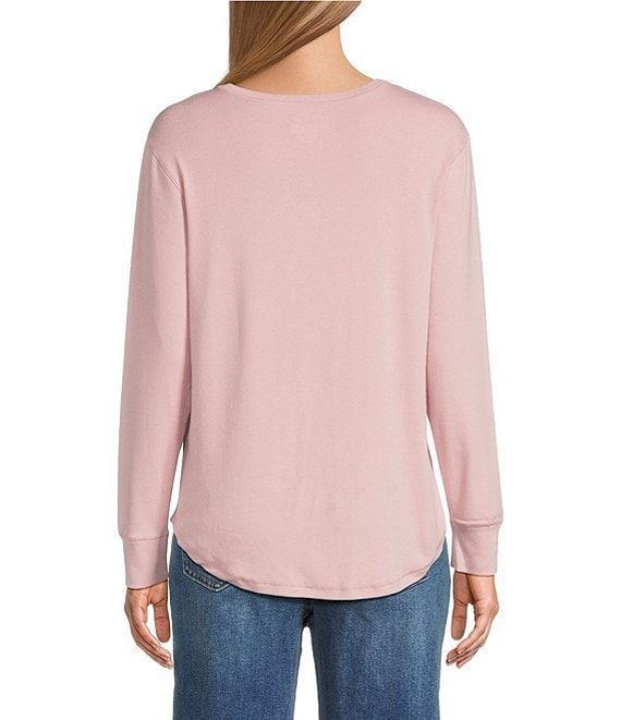 Westbound Long Sleeve Crew Neck Knit Tee Product Image