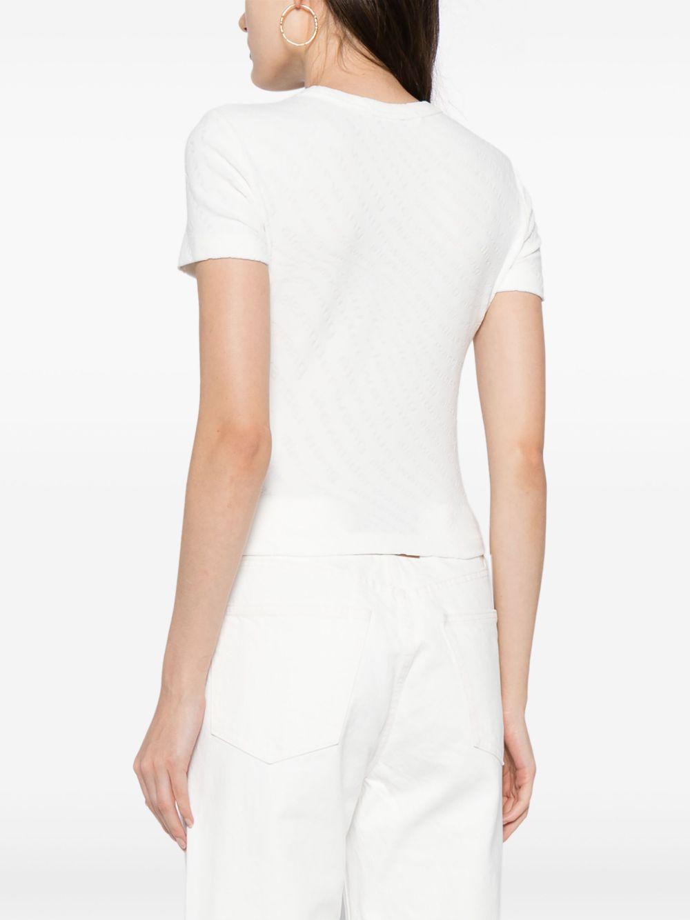 logo-jacquard knitted top Product Image